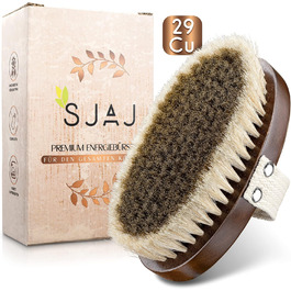 SJAJ Energy Brush - The copper brush, also known as a monastery brush, is used as a dry brush and promotes an energetic sense of well-being on the skin, cleansing.