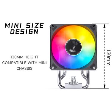 Охолоджувач CPU TZMRIT CR-1400 EVO: 180W TDP, 4 теплові трубки, RGB вентилятор PWM 92mm, для Intel LGA 115X/1200/1700, AM4/AM5