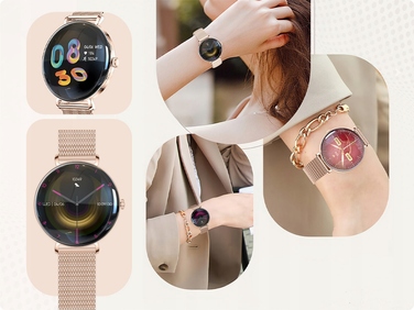 Смарт-годинник JG Smart PRESTIGE AMOLED для жінок, сріблястий