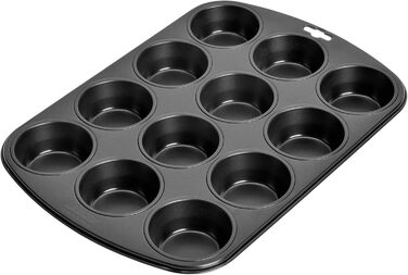 ORIGINAL KAISER Inspiration Baking Sheet with Lid, 42 x 29 x 4 cm & Inspiration Muffin Tin Sheet for 12 Muffins, Muffin Baking Sheet 38 x 27 cm, coated, standard size, cupcake molds, muffin sheet