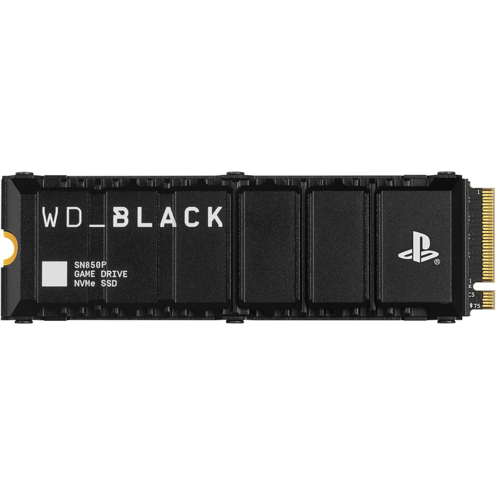 SSD WD_Black SN850P 8TB NVMe PCIe Gen4 для PS5 з оптимізованим охолодженням, до 7300 МБ/с