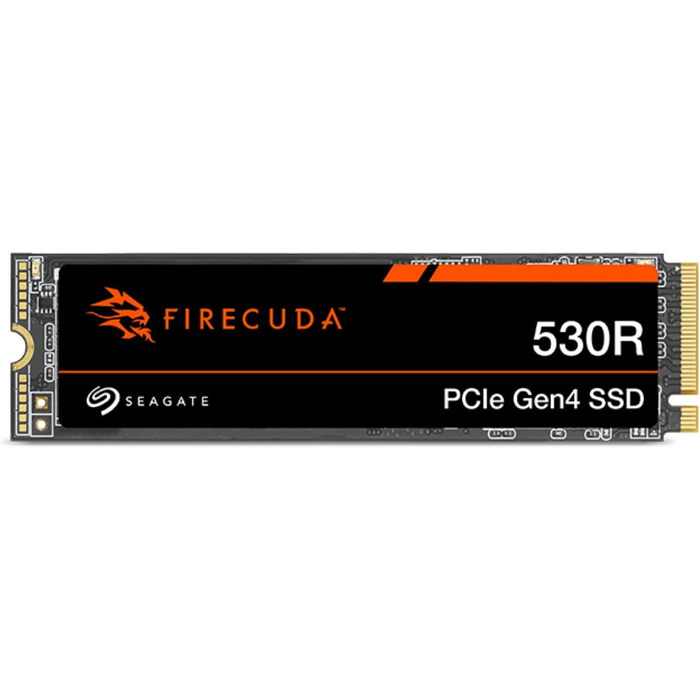 SSD Seagate FireCuda 530R 4TB NVMe PCIe Gen4 x4 для PS5/PC - 7400 МБ/с, 3D TLC NAND, 5.050TBW, Data Rescue Service