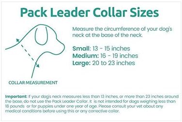 Pack Leader Collar™ - Dog Whisperer Cesar Millan Training Collar (Medium, Gray)