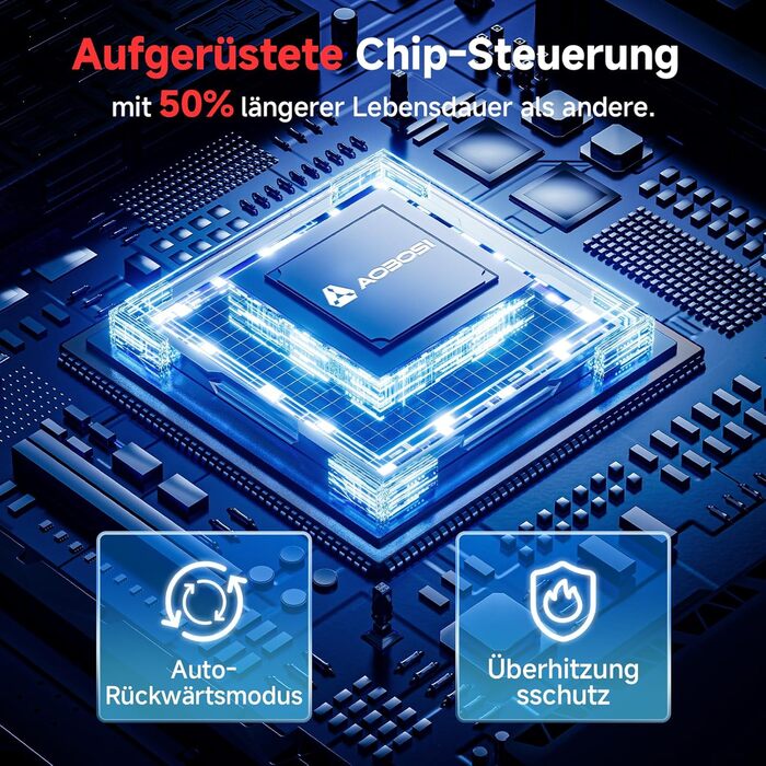 М'ясорубка електрична AAOBOSI 3000W з LED-дисплеєм, 3 швидкості, анти-затор, контейнер для зберігання, для ковбас та кібе, срібляста