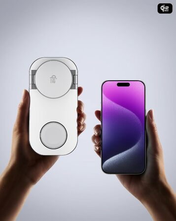 Бездротовий зарядний пристрій 3-в-1 MagSafe для iPhone, Apple Watch та AirPods Pro (Darkish)