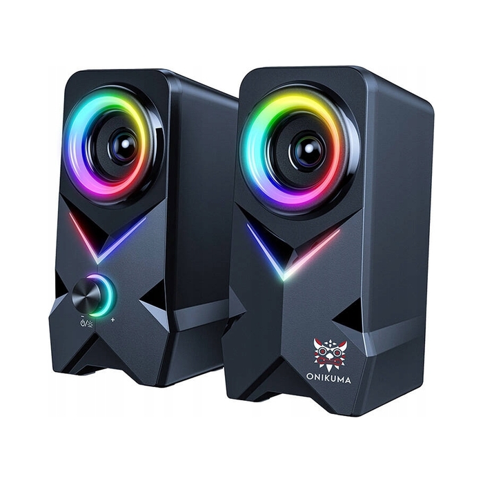 Комп'ютерні колонки Onikuma L2 2.0 Bluetooth USB з RGB-підсвіткою, 10 Вт