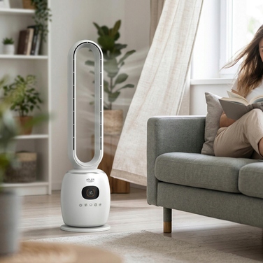 Колонний вентилятор Adler Europe AD7344, білий