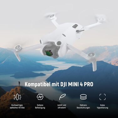 Набір фільтрів NEEWER ND&CPL для DJI Mini 4 Pro: 6 шт. (ND8, ND16, ND32, ND64, ND128, CPL)