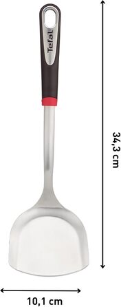 Tefal Ingenio Inox вінчик нержавіюча сталь 35.15x9.2x7 см, лопатка для воку - оригінальний набір
