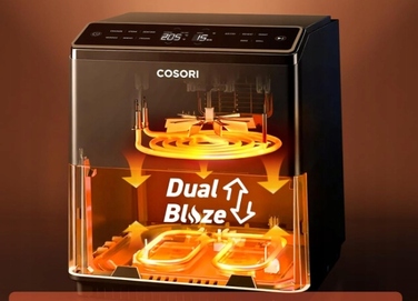 Розумна аерофритюрниця COSORI Dual Blaze з Wi-Fi, 6,4 л, 11-в-1