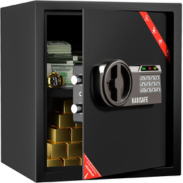 KABISAFE 45L - сейф для дому з електронним замком, світлом та ключем, 45 літрів