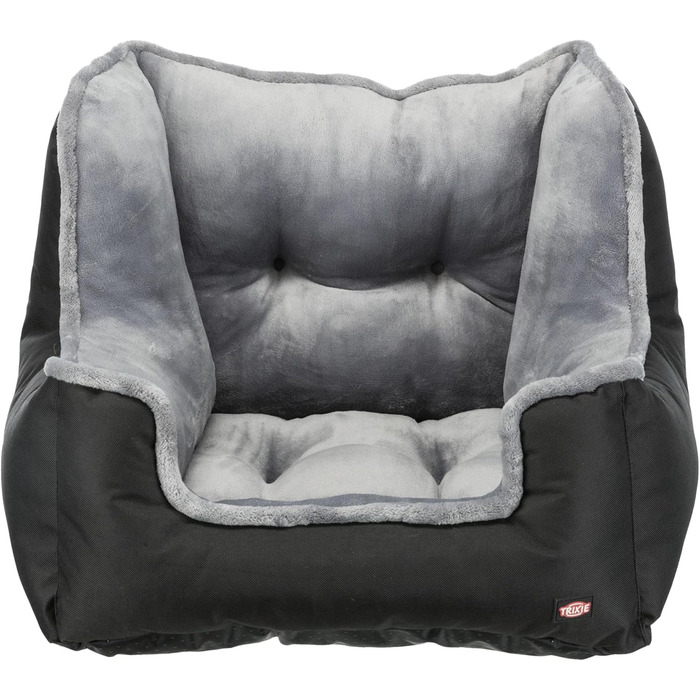 Автокрісло для собак TRIXIE Cabrio Deluxe - автоліжко, 50x40x50 см, з кріпленнями, м'яке, 30°C, 1 шт.
