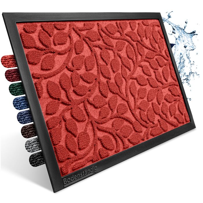 Килимок для дому та вулиці, 40x60 см - міцний, з рифленою поверхнею для ефективного збору бруду