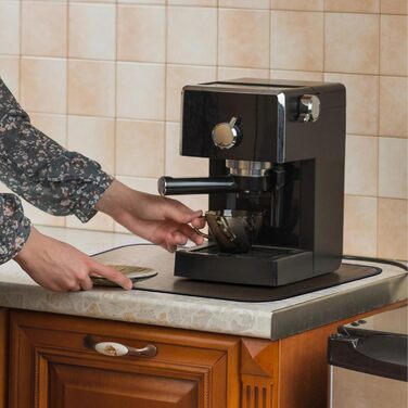 Термостійкий килимок | Силіконовий килимок для захисту від вогню | Килимок під фритюрницю | Килимок під кавоварку | Нековзний, вологостійкий (Коричневий, 40 x 60 см)