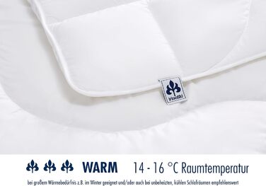 Irisette Micro Thermo Warm Duo Winter Blanket, Quilted Blanket with Soft Microfiber Cover, 220 x 240 cm, Öko Tex Certified, Produced according to German Quality Standard Duo Winter Blanket 240 x 220 cm