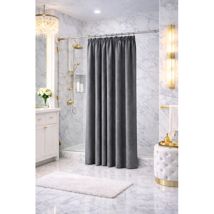 Текстильна штора для ванни NOW-ART, 200 x 220 см