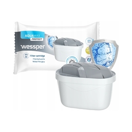 Смінні фільтрувальні картриджі Wessper AquaMax Protect, 6 шт., BPA Free, потрійна фільтрація