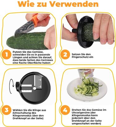 Набір для нарізки овочів 6 в 1: спіралі, кубики, слайси. Набір для нарізки овочів, фруктів та зелені