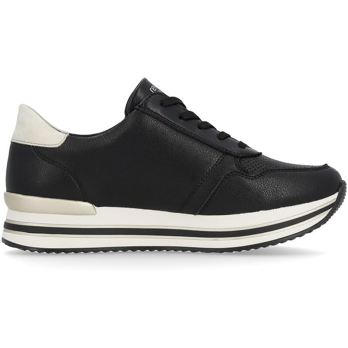 Жіночі кросівки Remonte D1318 – чорні, напівчеревики, знімні устілки (41 EU)