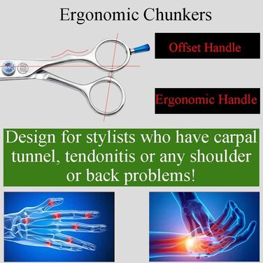 Професійна ножиця для грумінгу собак Moontay 7 дюймів, 440C сталь, для витончення та стрижки