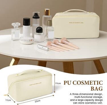 Косметичка для подорожей, PU шкіра, велика місткість, водонепроникна, органайзер для туалетних аксесуарів