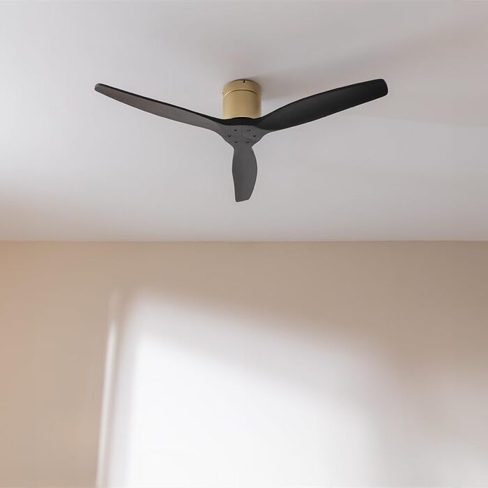 Стельовий вентилятор Cecotec EnergySilence Aero 5500 Aqua GoldBlack WiFi, 40W, для внутрішнього та зовнішнього використання