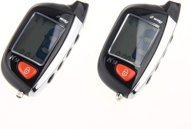 Автосигналізація Easyguard EC200-K9 з LCD-дисплеєм, автозапуском двигуна, турбо-таймером, 2-стороннім зв'язком, 12В