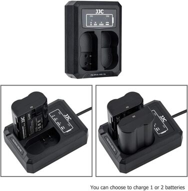 Зарядний пристрій JJC для камер Nikon (EN-EL15, EN-EL15a, EN-EL15b, EN-EL15c)