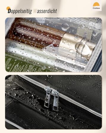 Косметичка для подорожей з петлею для підвішування для жінок – водонепроникна, з прозорим вікном, легка, рожева, середнього розміру (30x23x10 см)