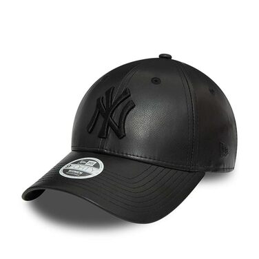 Кепка New Era WMNS 9Forty Adjustable NY Yankees чорного кольору, розмір OneSize