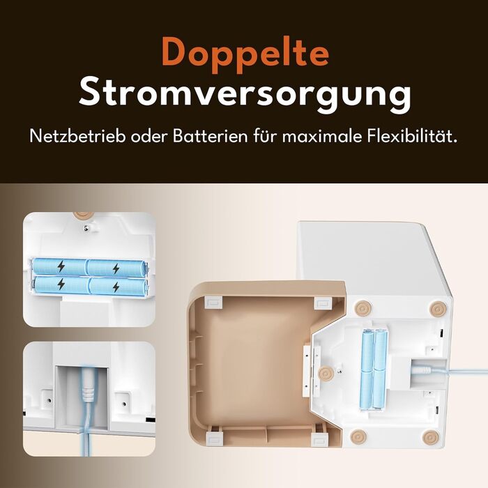 Автоматичний годівниця для котів та собак PetSnowy 4L з Wi-Fi, керування через додаток, подвійне живлення, свіжість корму, 1-10 прийомів на день, кремово-білий колір