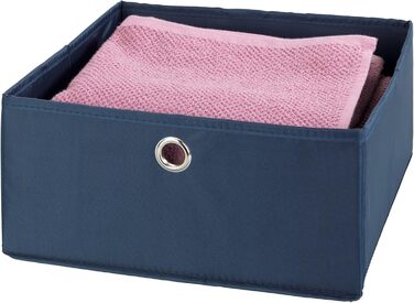 WENKO Business Wardrobe with Shelf and Clothes Rail, Fabric Wardrobe for Dust-Free Storage of Textiles, Metal Frame and Fabric in Durable Polyester Quality, 75 x 160 x 50 cm (Drawer Organizers, 2-pack)