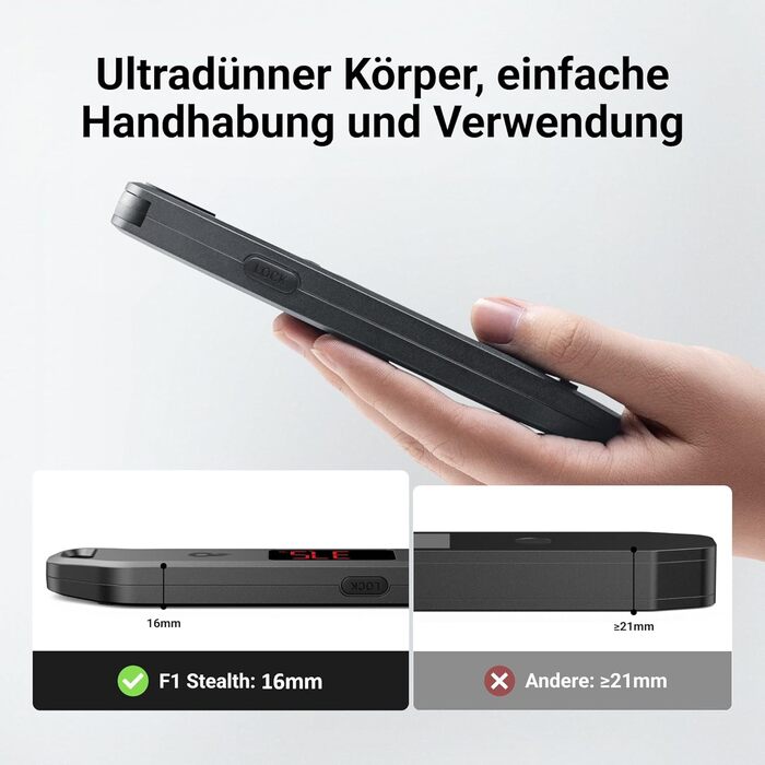 Цифровий термометр для м'яса ThermoMaven – миттєвий показник за 1 секунду, сертифікований NIST, ±0,3°C, водонепроникний (IP65), магнітний, для приготування на грилі, барбекю, духовки, кухні, чорний