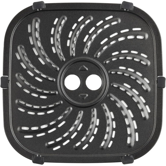 Russell Hobbs Grill Plate incl. Rubber Feet for Air Fryer [for SatisFry Airfryer 8l 27170-56] for crispy and crunchy results, dishwasher-safe, spare part, accessory N700640 Spare part: Grill plate incl. rubber feet