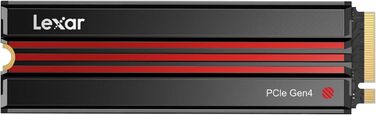 Lexar SSD M.2 PCIe Gen4 1TB - Внутрішній SSD NVMe з Heatsink для PS5, PC та інтенсивних задач (7000 MB/s чтение, 5000 MB/s запис)