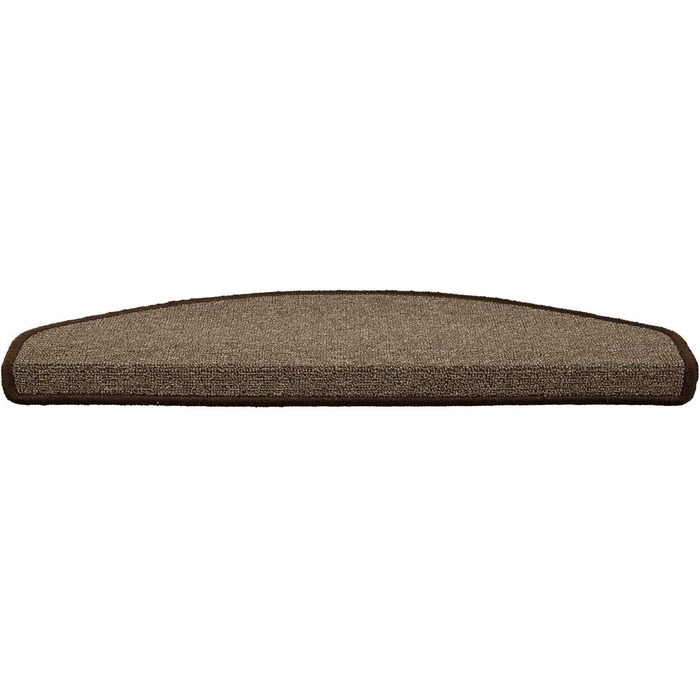 Сходинкові килимки ETM Original: набір 15 шт. у 20 кольорах та 20 моделях (напівкруглі, 23,5 x 65 см, бежевий)