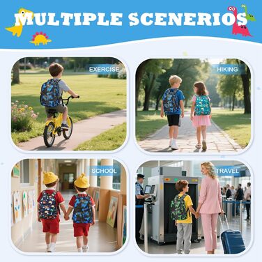 Дитячий рюкзак для хлопчика Kinderrucksack, Mini-рюкзак, рюкзак у дитячий садок та школу, сумочка для малюків, для хлопчиків та дівчаток (#6 Blau-b)