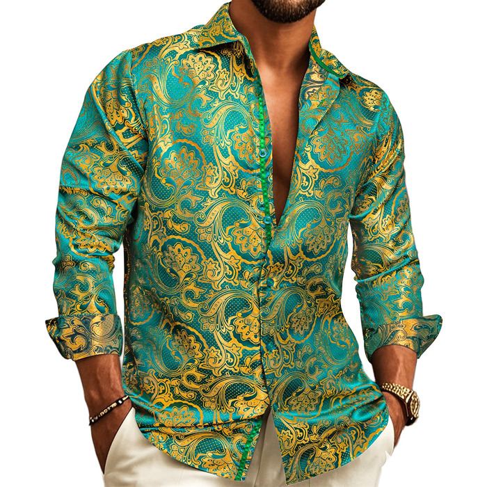 Чоловічі шорти Barry Wang Retro (4 шт) XL, зелено-золоті