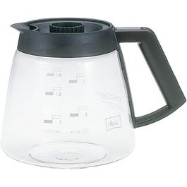 Скляний глечик Melitta 1,8 л для кавоварок, боросилікатне скло, запасний кофейник для фільтраційних кавомашин