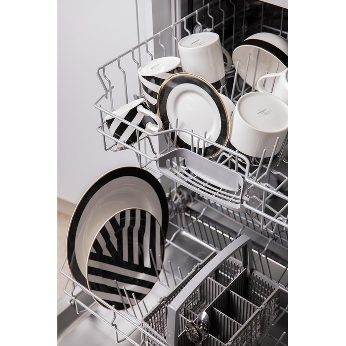 Набір посуду Mikasa Luxe Deco (12 предметів) для 4 осіб: тарілки, супові тарілки, миски, зелений колір, подарункова коробка, придатний для миття в посудомийній машині