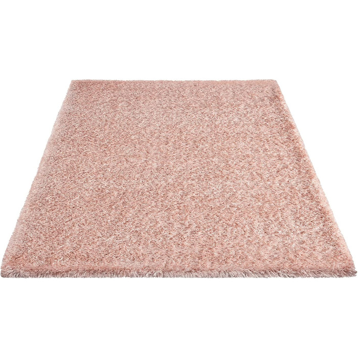 Килимок Mia's Teppiche Fiona для вітальні та спальні, 120x160 см, високий ворс (Рожевий)
