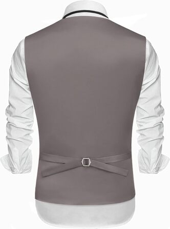 Жилет чоловічий COOFANDY, вузький крій, лаконічний дизайн, сірий