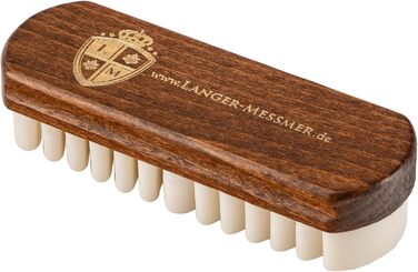 Langer & Messmer Leather Care Set for Suede - Shoe Care Set with Shoe Brushes for Nubuck Leather Care and Care Products for Refreshing Color, Protection, and Impregnation to Care for Your Suede Shoes