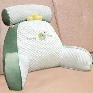 Подушка для спини з підлокітниками, 60x40 см - для читання, відпочинку та перегляду телевізора