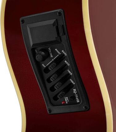 Електроакустична гітара TIGER ACG4-WH 4/4 для початківців з вбудованим 3-смуговим еквалайзером. Комплектація: Gigbag, ремінь та запасні струни. Білий колір