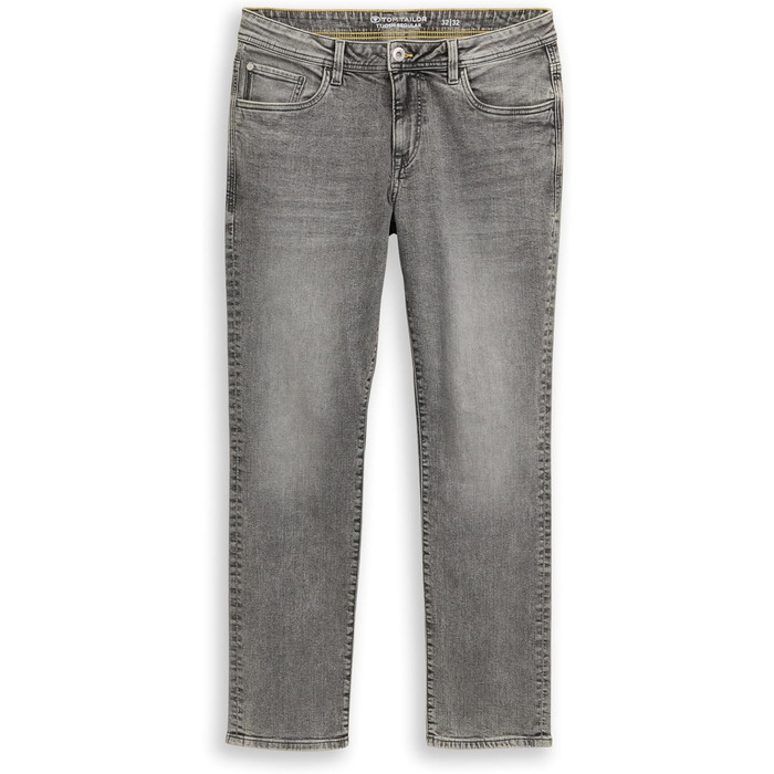 Джинси чоловічі Tom Tailor TTJOSH Regular Slim 34W/32L світло-сірі, деним