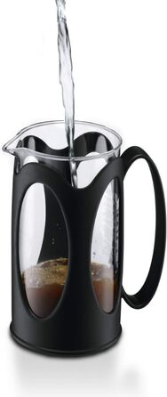 Bodum Kenya: Френч-прес для кави, 500 мл, 4 чашки, з боросилікатного скла та нержавіючої сталі, для кухні, чорний