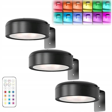 Набір із 3 магнітних підсвіток для картин на батарейках, настінні світильники для картин