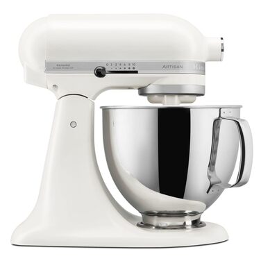 Планетарний міксер KitchenAid Artisan 4,7л, колір порцеляново-білий