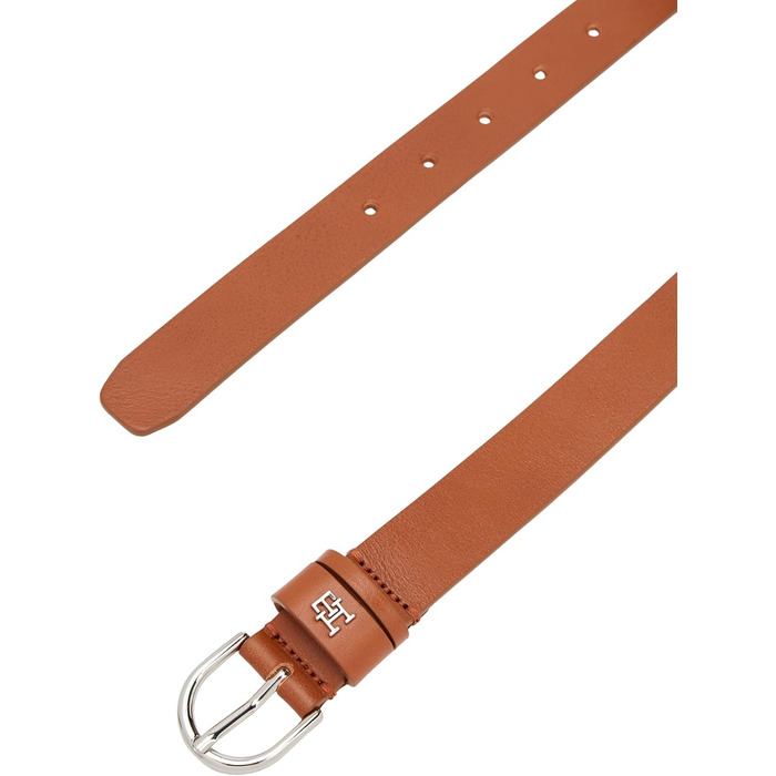 Ремінь жіночий Tommy Hilfiger Essential Effortless 2.5 Sv Aw0aw17279, регульований, коричневий (коньяк), 70 см